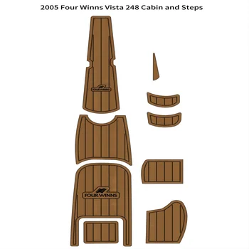 2005 Štyri Winns Vista 248 Kabíne Kroky Loď EVA Faux Pena Týk Palube Poschodí Pad Mat