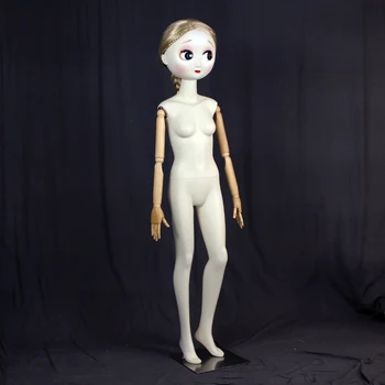2021 Nové Veľkú Hlavu Bábiky Veľké Oči Simulačný Model Žena Roztomilý Dievča Kati 1