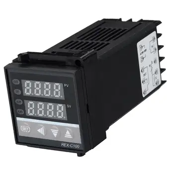 220V Dual PID Digitálne Ovládanie Teploty Regulátor Termočlánok REX-C100