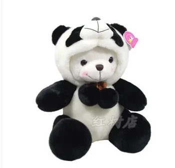 40 cm Panda s klobúk plyšové hračky Zmena Tváre panda bábika vysoko kvalitné darčekové w0778 1