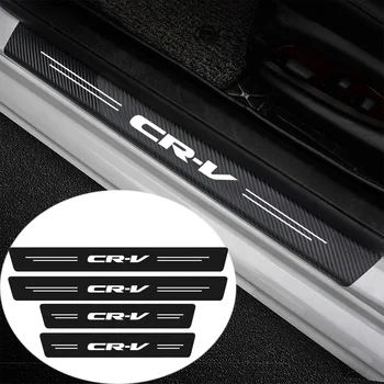 4pcs Pre Honda CR-V CRV CR V 2 3 4 5 Auto Prah Dverí Parapet Nálepky batožinového priestoru Zadný Nárazník Chránič pre Ochranu Styling Príslušenstvo