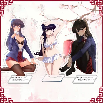 Anime Komi-san wa, Komyushou desu Komi nemôže Komunikovať Komi Shoko Akryl Obrázok Stojan Model Doska Displeja Stôl Hračka Cosplay 1