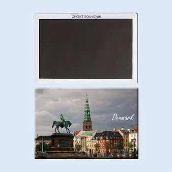 Dánsko Kodaň orientačné body Námestie krásy 22499. Jemné Darčeky, Suveníry z Celosvetovej Turistické;chladnička magnet darček pre priateľov 1
