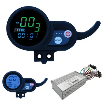 Elektrický skúter príslušenstvo disply radič 36V48V52V60V LCD kód meter urýchľovač plyn ovládanie prístroja