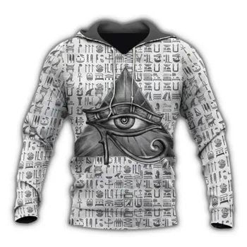 Eye Of Horus Symbol 3D Full Vytlačené Hoodie Muži/Ženy Harajuku Módne Mikina s Kapucňou na Jeseň Unisex Hoodies Kvapka loď H-0734 1