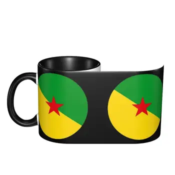Francúzska Guyana, francúzska Guyana Grafické Šálky, Hrnčeky Tlač Hrnčeky francúzska Guyana Vlajka Bežné čajových šálok