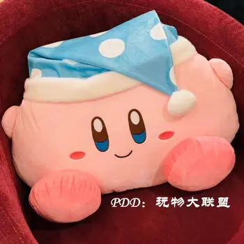 Japonský Nintendo Star Kabi Kirby Plyšové 3D Hodiť Vankúš Bábika Vankúš Prázdninový Darček