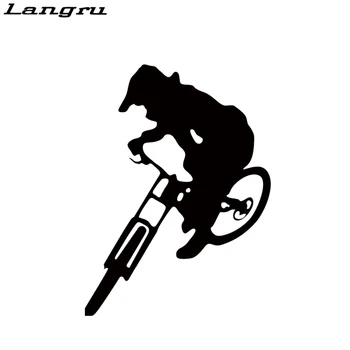 Langru 2017 Hot Predaj Auto Styling Zjazdové Trate Nálepky Vinyl Grafika Obtlačky Horský Bicykel Kreatívne Doplnky, Dekoratívne JDM