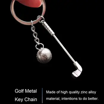 MINI Fashion Golf Reťazca Prívesok Auto Keychain Vrecka Peňaženku Dekorácie Krúžok na Darčeky брелок для ключей брелок для ключей авто 1