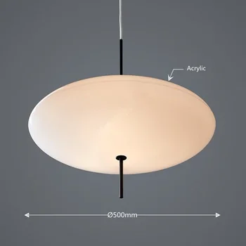 Model 2065 Prívesok Lampa Taliansko Dizajnér LED Akryl prívesok svetlo Spálňa/Obývacia Izba Nordic UFO Lampa Domov, domáce vnútorné osvetlenie 1
