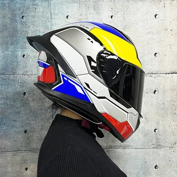 Moto Bike Motocross Prilby Plnú Tvár Motocyklové Prilby Motorke Čele Motocross DOT schválené Casco Chopper capacete 1