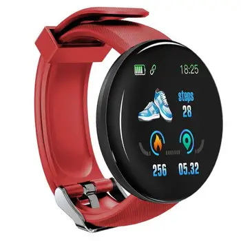 Najnovšie D18S Smart Hodinky Muži Ženy Krvný Tlak Smartwatch Sport Tracker Fitness Náramok Krokomer Pre Android IOS Smart Hodinky 1