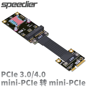 Nové PCIe4.0 mPCIe Na Mini-PCIe Bezdrôtový Sieťový Predlžovací Kábel Mini Pcie mPCI-e Stúpačky Karty Extender Adaptér Grafická Karta Kábel 1