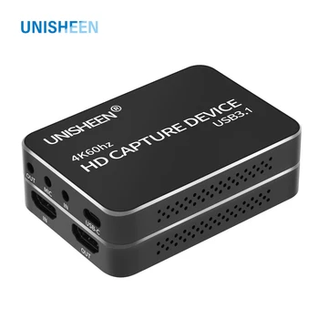 OBS Vmix Zväčšiť Hru Streamovanie Živého Vysielania UHD TYP C USB3.0 Dongle Adaptér 4K60 HDMI Video Capture Krabica Grabber Android 1