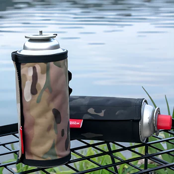 Outdoor camping plyn nádrž ochranný kryt proti kolízii a anti-jeseň dlho plyn nádrž na skladovanie taška piknik kempingové vybavenie 1