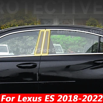 Pre Lexus ES Es200 260 ES300h 2018-2022 Auto TPU Okno Pilier Anti-scratch Ochranný Film Transparentné Opravy Film Príslušenstvo 1