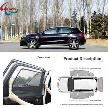 Pre Mercedes Benz GLA Auto Plné Bočné Okná Magnetické slnečník UV Ochrany Ray Blokovanie Oka Clonu Auto Dekorácie Príslušenstvo 1