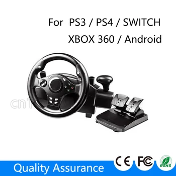 Pre nintendo prepínač volant Hra racing wheel riadiaci pc simulátore pre počítač PS4 PS3, PS2 Vibrácií Vyváženia kolies 1