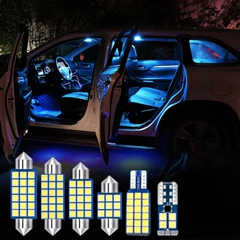 Pre Škoda Superb 3 B8, 3V 2016 2017 2018 2019 2020 MK3 5 ks Auto LED Žiarovky Interiérové Svietidlá Zrkadlo na líčenie batožinového priestoru Osvetlenie Príslušenstvo