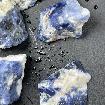 Prírodné Modré-žily Kameň, Kremeň, Minerálne Vzor Domova Reiki Liečenie 1
