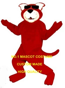 Red Cat maskot kostým pre dospelých veľkosť vysokej kvality kreslených happy červená leapoard mačka tému anime cosplay kostýmy, karneval, maškarný 2778 1
