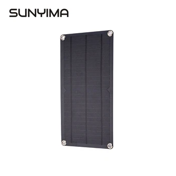 SUNYIMA 1PCS 12V 10W 180*360 MM Solárne Semi-flexibilný Solárny Epoxidové Palube Malé Fotovoltaické Pre Nabíjačku do Auta 1