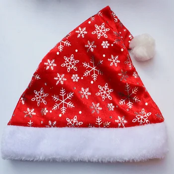 Vianočné Hat Dospelých Cute Santa Claus Čiapky Vianočné Dovolenku Strany Decoratives Dodávky Červenej Farby -25