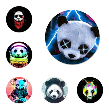 cool panda Odznak Brošňa Pin Príslušenstvo Pre Oblečenie Batoh Dekorácie, darčeky 1