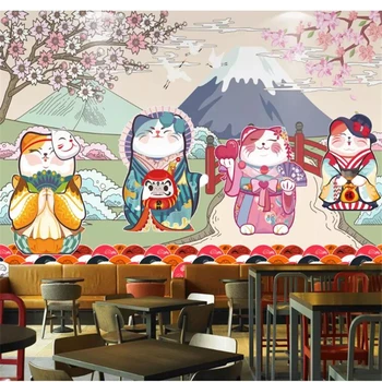 nástenná maľba na stenu papiere domova Vlastnú tapetu Vinobranie ručne ťahané Japonskom štýle a Japonské sushi reštaurácia pozadí 1