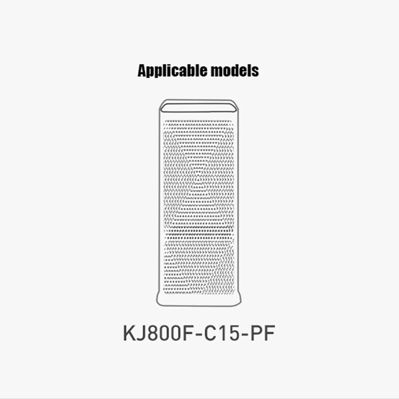 2 KS Primárny Filter Pre AO Smith Čistička Vzduchu KJ800F-C15-PF Náhradné Príslušenstvo Diely Obrázok 4