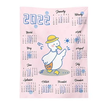 2022 kalendár gobelín na stene visí koberec home design deka cute izba dekor japonskej 2