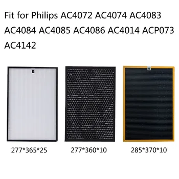 3ks/veľa ac4142 filter, sada pre Philips AC4072 AC4074 AC4083 AC4084 AC4085 AC4086 AC4014 ACP073 Hepa filtre vzduchu, čistička časti 2