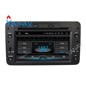 Auto Rádio audio 2 DIN Android Stereo Prijímač pre Alfa Romeo Spider/ Brera/159 Sportwagon 2015+ auta GPS navigácie, video prehrávač 2