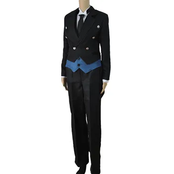 Black Lokaji Cosplay Sebastian Michaelis Kostým Japonské Anime Unisex Dospelých Smoking Uniformy Kostýmy Celý Set Oblek 2