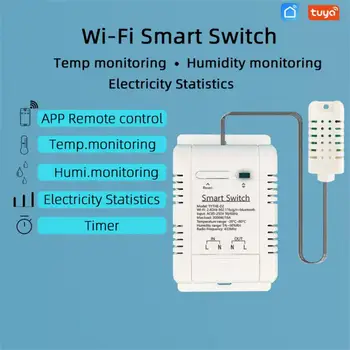 CORUI Tuya Smart WIFI Spínač Teploty A Vlhkosti Zapnutie-vypnutie Zariadenia na výrobu Elektriny Štatistiky Práca S inteligentnou Život 2