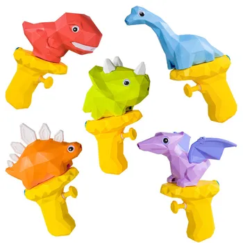 Cartoon 3D Dinosaura Vodné Pištole Vonkajšie Pláži Hračka Pre Chlapcov Deti Plast Sprej Blaster Zbraň, Pištoľ Baby Sprcha Hračky Plávanie Hra 2