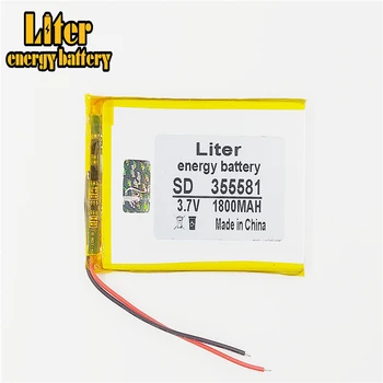 Dodanie originálne batérie lítium-polymérová batéria 355581 3,7 V 1800MAH polymer lithium batéria 355580 2