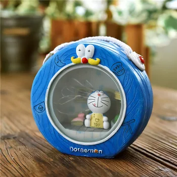 Doraemon Dekoratívne LED Nočné Svetlo Tvorivé cartoon modrá hviezda lampa Domáce dekorácie detí, darček k narodeninám živice remesiel dary 2