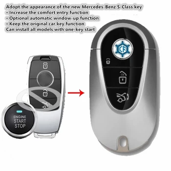 KEYECU Upravené Ako Mercedes Benz Triedy S Smart Remote Kľúča Vozidla Prípade pre BMW pre Mercedes-Benz pre Audi pre Land Rover,Systém PKE 2