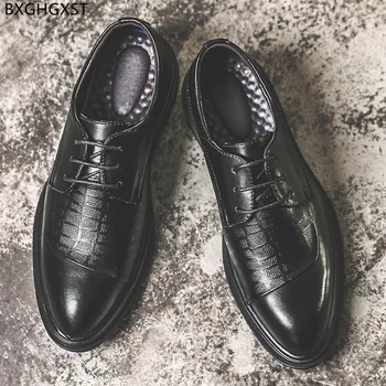 Kožené Topánky Mužov Klasické Luxusné Dizajnér Oxford Pánske Svadobné Šaty, Topánky, Módne Mužov Formálne Topánky 2022 Chaussure Homme Zapatos 2