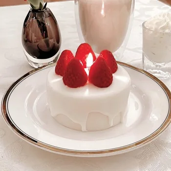 Kreatívne tortu v tvare vonné sviečky narodeniny dekor aróma sviečky pre domáce jedálenský stôl dekoratívne vrchol narodeninám 2