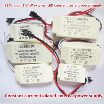LED driver power transformer 1-3X1W konštantný prúd izolácie IC downlight pozornosti záťaž 2