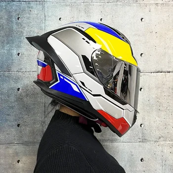 Moto Bike Motocross Prilby Plnú Tvár Motocyklové Prilby Motorke Čele Motocross DOT schválené Casco Chopper capacete 2