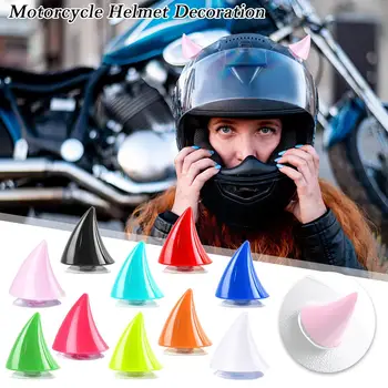 Motocyklové Prilby Diabol Horn Motocross Full Face Off Vozidla Dekorácie Cestnej Rohy Dekorácie Prilba Osobnosti Elektrické H Q8K6 2