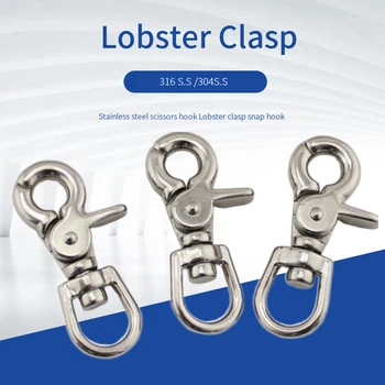 Nerezové nožnice, hák Lobster spona modul háčik 2