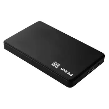 Pevný Disk Box Rýchly Prenos Inteligentné nárazuvzdorný 2,5-palcový SATA, USB HDD Mobile Kryt pre Počítač 2