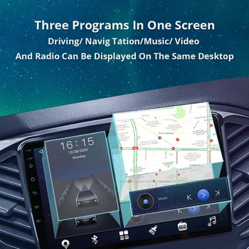 TIEBRO 2din Android10.0 autorádia Pre TOYOTA Fortuner Hilux Rokov 2007-2015 Auto Stereo GPS Navigácie, Audio Pre Autá Android Auto DSP 2