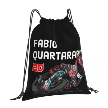 Šnúrkou Batoh Fabio A Quartararo Moto A GP 20 Zábavné Novinka Novinka Šnúrkou Tašky tašky Batoh 2