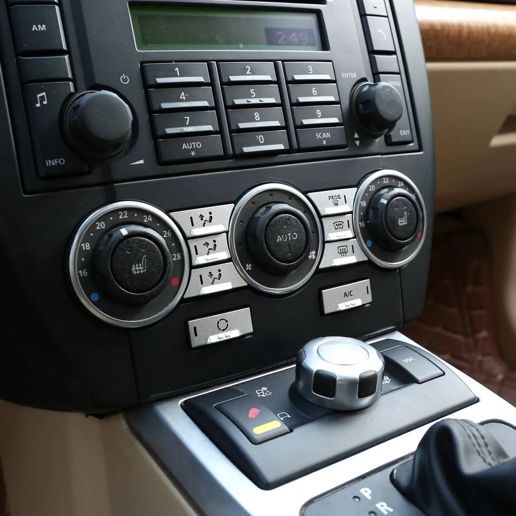 Auto klimatizácia Tlačidlo Krytu Trim na Land Rover Freelander 2 roky 2009 až 2012 Obrázok 5