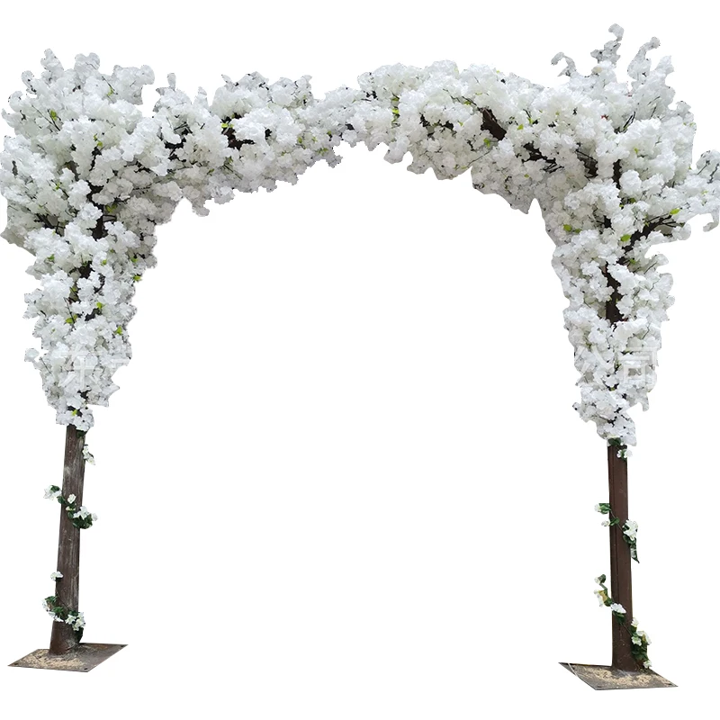 Cherry Arch Umelé Čerešňa Simulované Rastlín Planý strom Svadobné Pozadí Rozloženie Sprievodca Party Dekorácie, Svadobné Oblúk Obrázok 3